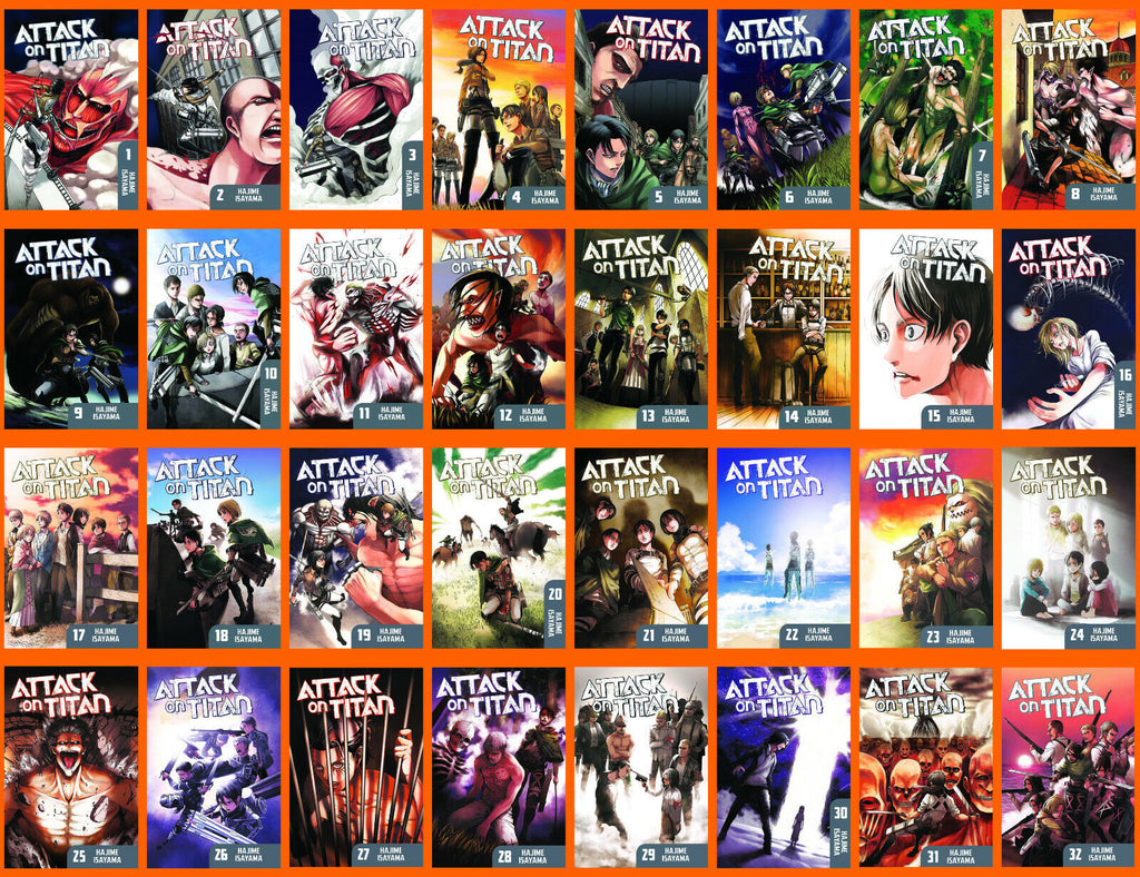 Attack on Titan Complete Set - 34 volumes