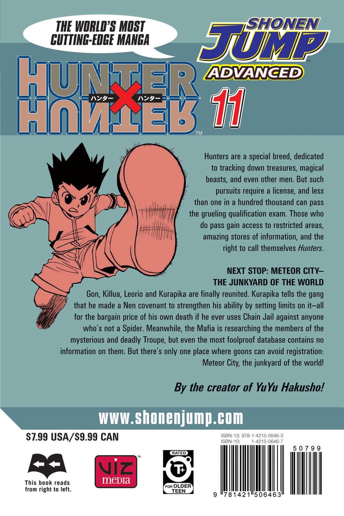 Hunter x Hunter, Vol. 11 – Mix Manga Store Hunter x Hunter, Vol. 11 – Mix Manga Store