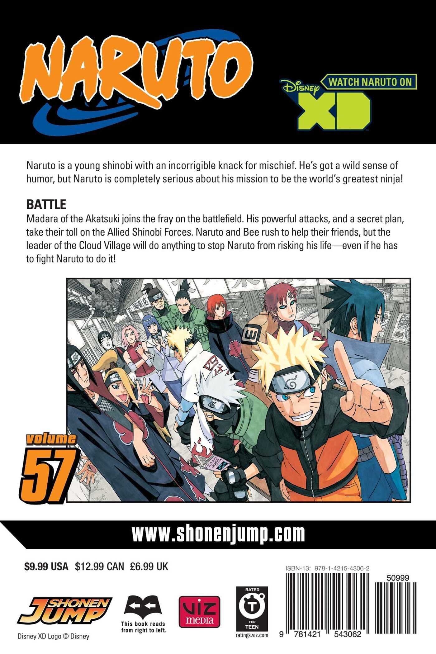 Naruto, Vol. 57