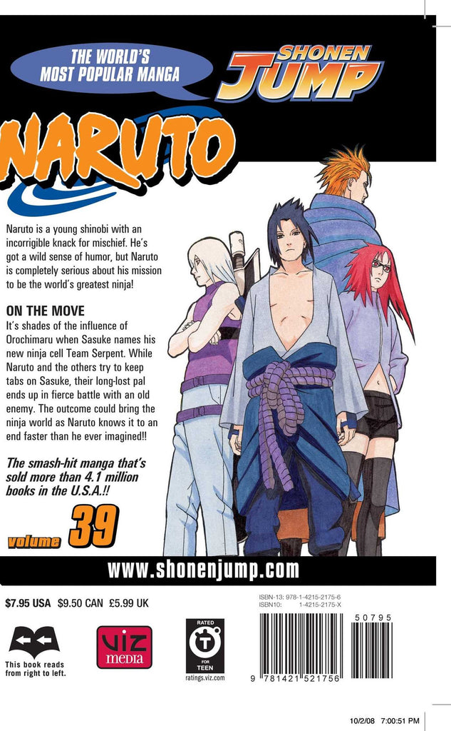Naruto, Vol. 39 – Mix Manga Store