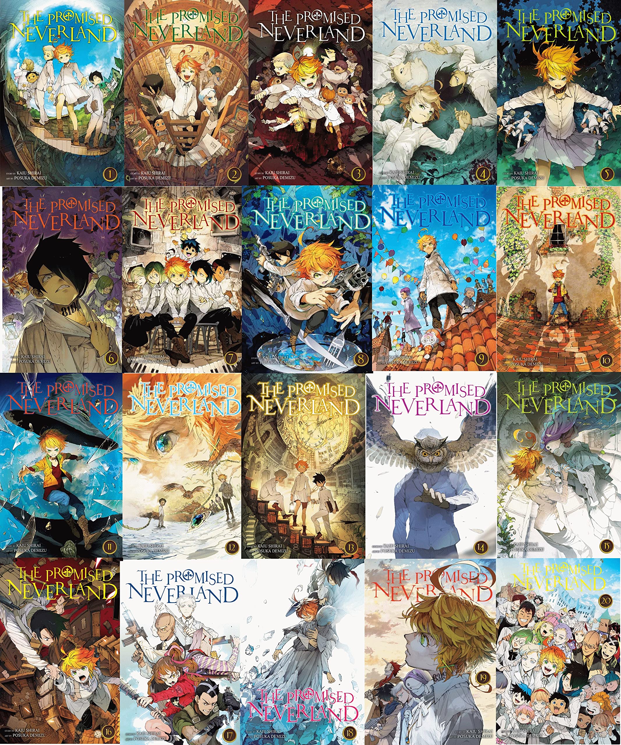 The Promised Neverland selling Vol 1-20