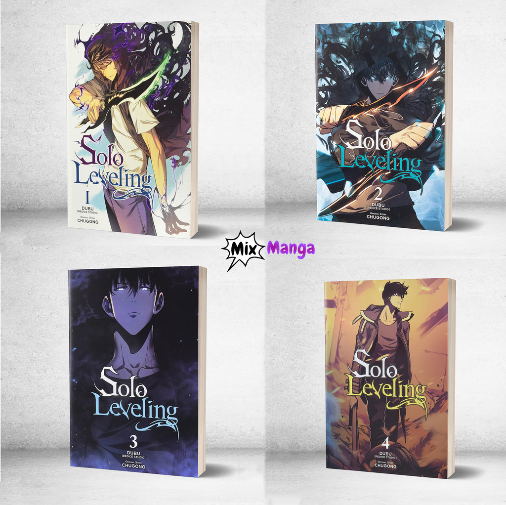 Solo Leveling Series Vol 1-4: 4 Books Collection Set